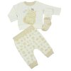 M15964: Baby Unisex 3 Piece Jungle Outfit (0-9 Months)